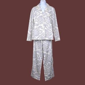 Haven Well Within Womens Ivory Paisley Print Organic Cotton Pajama Size XS NWT